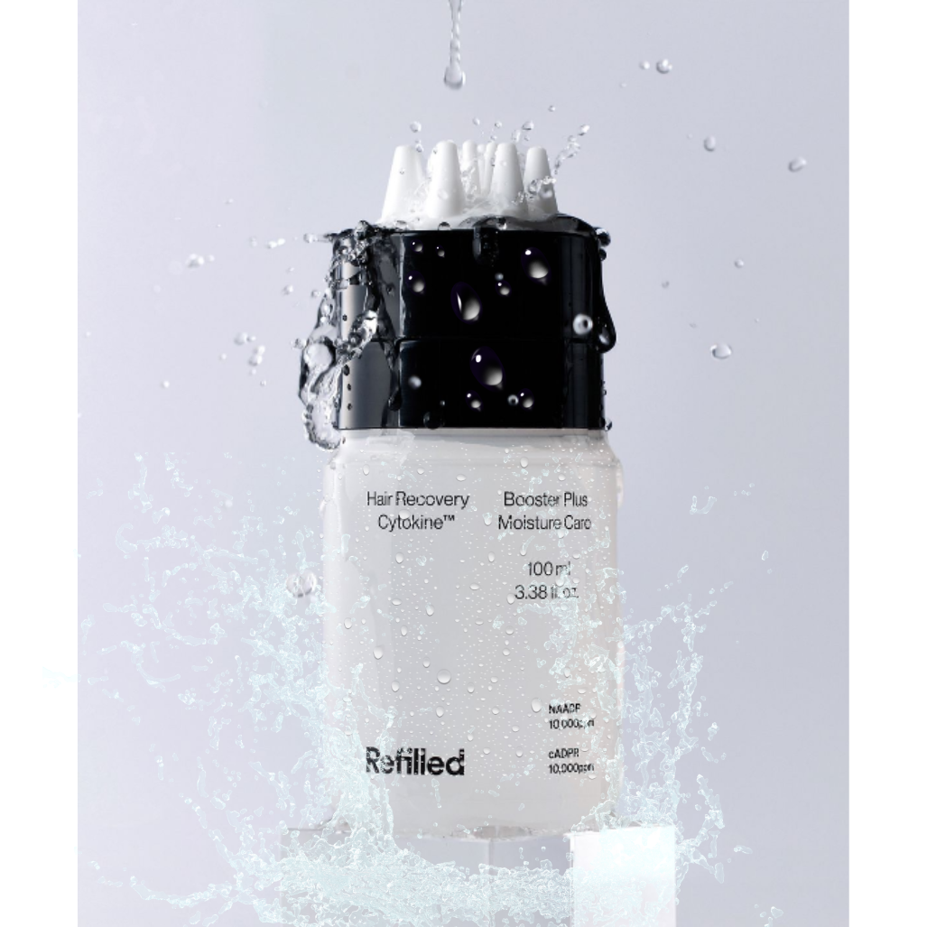 Refilled Hair Recovery Cytokine Tonic Booster | Advanced Hair Loss Solution with Cooling Scalp Treatment & Hair Growth Stimulating Essence | Non-Greasy, Fast Absorbing Formula with Biotin & Natural Actives | 100ml | Made in Korea