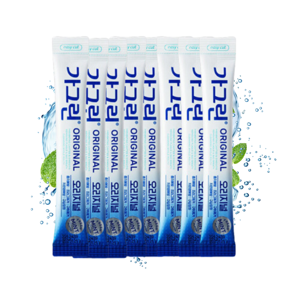 GARGLIN: Korea's #1 Refreshing Artic Mint Portable Mouthwash Stick (10ml X 8ea) - Instantly Banish Bad Breath & Eliminate Plaque for a Fresh Smile!