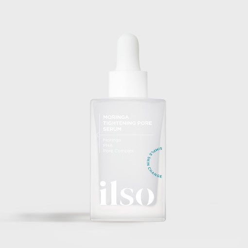 ilso Moringa Tightening Pore Serum 30ml – Pore Tightening, Sebum Control & Skin Firming with Moringa Seed Extract, SYN-AKE Peptide, Retinol, Niacinamide & Herbal Complex for Smooth, Hydrated, Firm Skin & Radiant Complexion