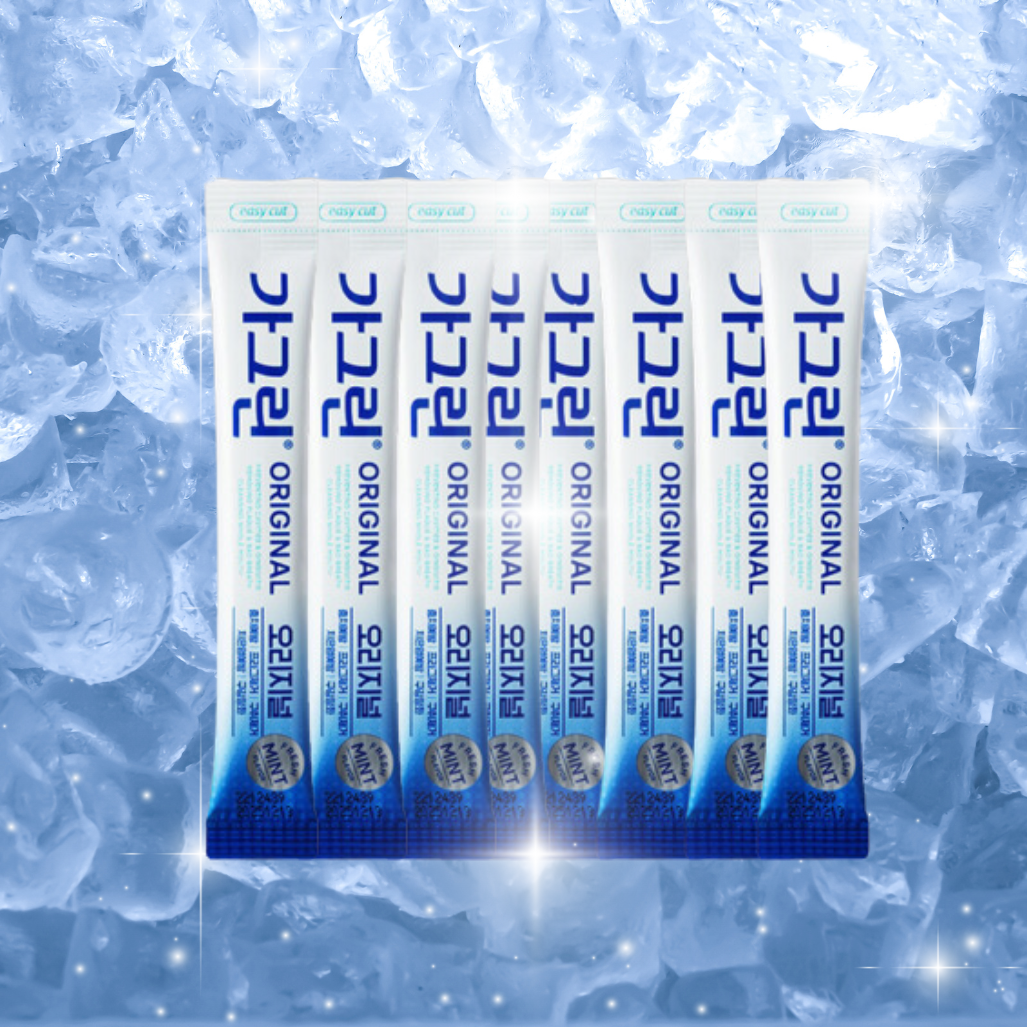 GARGLIN: Korea's #1 Refreshing Artic Mint Portable Mouthwash Stick (10ml X 8ea) - Instantly Banish Bad Breath & Eliminate Plaque for a Fresh Smile!