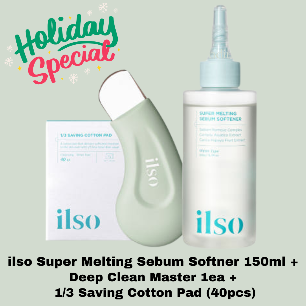 Ilso Super Melting Sebum Softener Set – Ultimate Oil Control, Gentle Exfoliation, & Soothing Care for Oily & Sensitive Skin | Clears Pores, Reduces Shine, & Enhances Smoothness with Squalane, Fruit Complex & Centella Asiatica