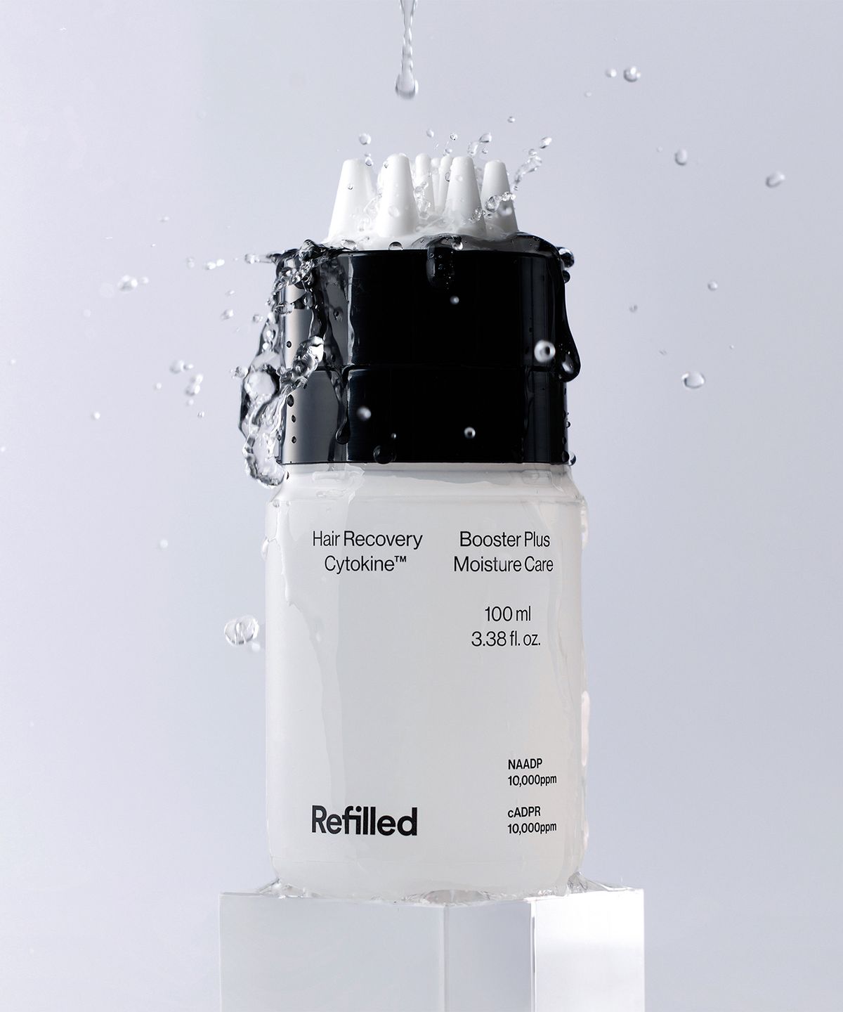 Refilled Hair Recovery Cytokine Tonic Booster | Advanced Hair Loss Solution with Cooling Scalp Treatment & Hair Growth Stimulating Essence | Non-Greasy, Fast Absorbing Formula with Biotin & Natural Actives | 100ml | Made in Korea